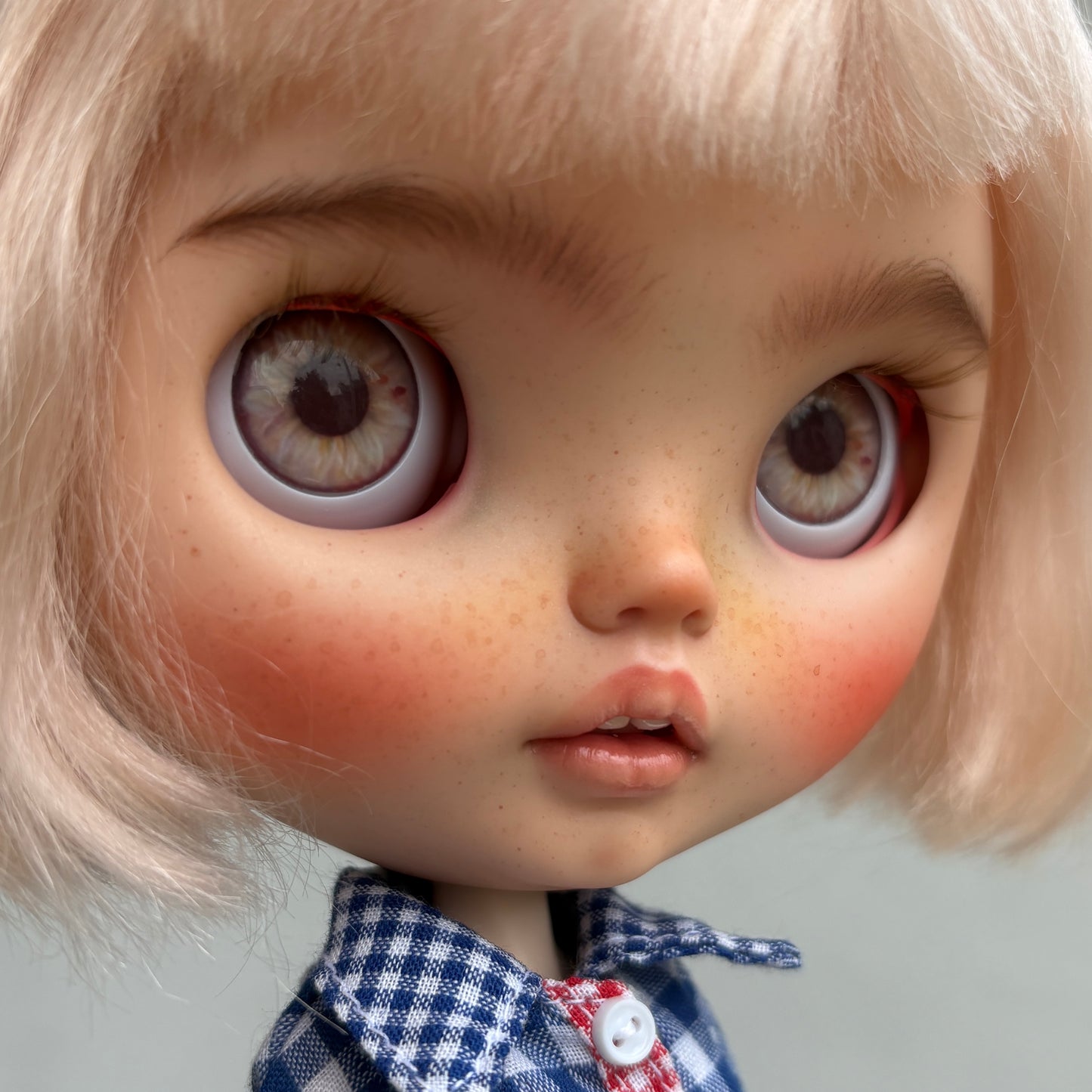 Ivy and her doll.
