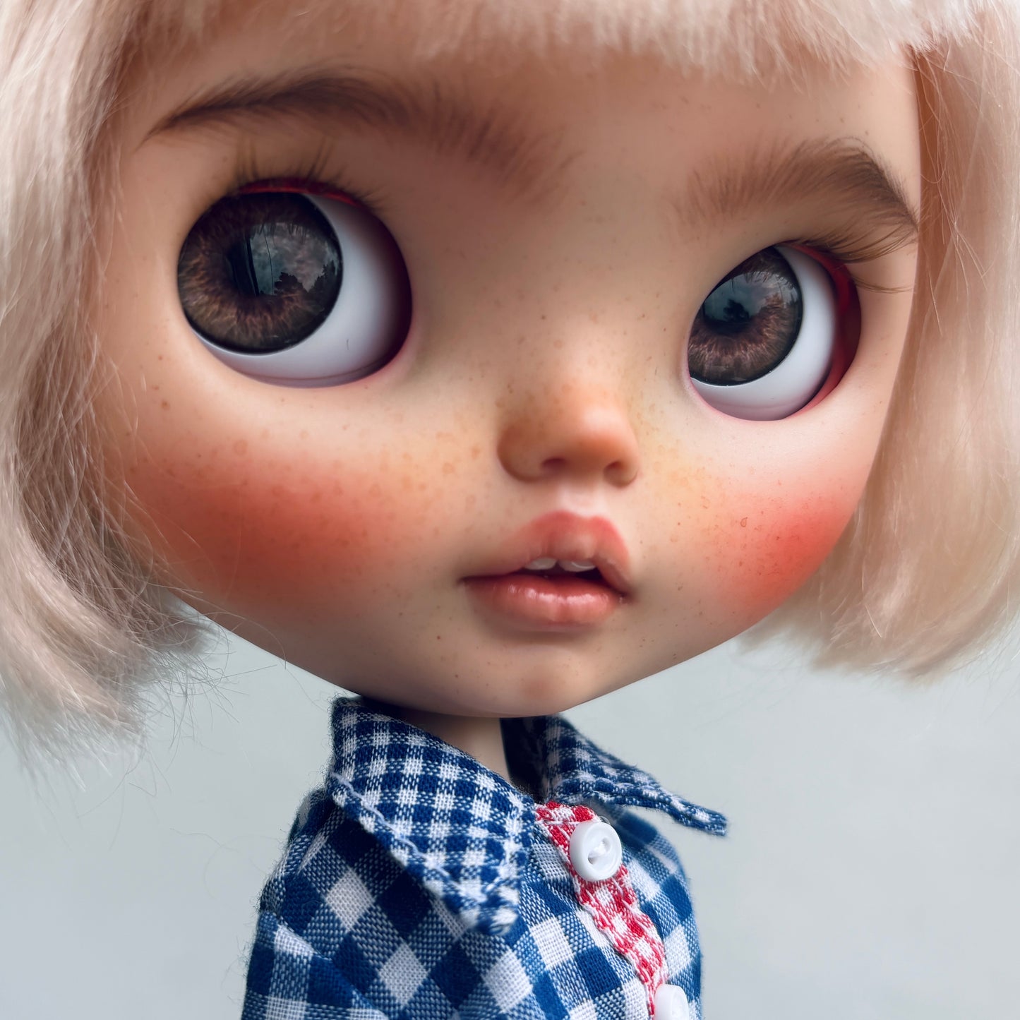 Ivy and her doll.